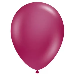 Tuftex Crystal Burgundy Balloons​ for the first birthday