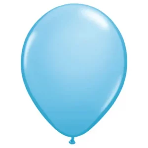 Balloons Lane Balloon delivery NYC in using colors Qualatex Pale Blue latex balloon Birthday-balloon Column for Birthday party for the one-year-old birthday