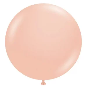A TUFTEX CAMEO latex balloon in light pink color.