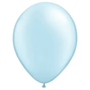 Balloons Lane Balloon delivery Soho in using colors Qualatex Pearl Light Blue latex balloon Event-balloon Centerpiece for Event Party for first birthday