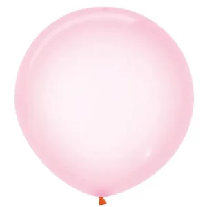 BETALLATEX CRYSTAL PASTEL PINK latex balloon available 24 sizes to create multiple colorful designs on your Anniversary-party decorations-function