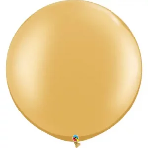 Qualatex Gold latex balloon by Balloons Lane. This balloon is versatile and can be used for other special events like weddings, graduations, anniversaries, corporate events, and more.