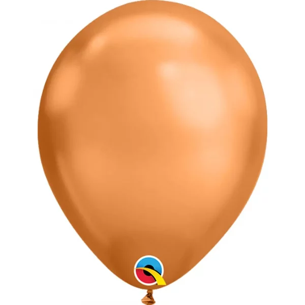 A Qualatex Chrome Copper balloon by Balloons Lane to create a bold and vibrant display or add a subtle accent to your decor,
