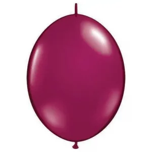 Qualatex Sparkling Burgundy latex balloon for Anniversary