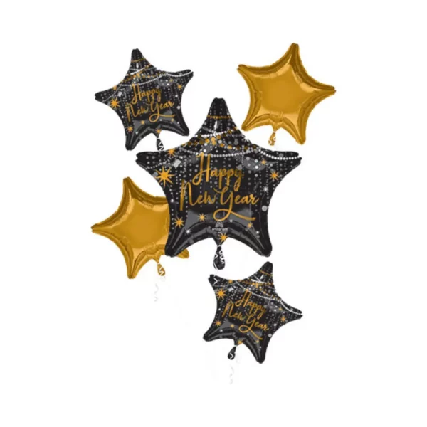 Happy New Year Balloons Balloons Lane Lane Balloon delivery NJ delivery using Color Green Skyblue Yellow White Orange Brown Red Purple Arch for the Occasion Party