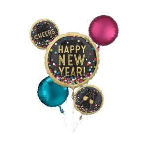 Happy New Year Balloons Balloons Lane Lane Balloon delivery Staten Island delivery using Color Green Skyblue Yellow White Orange Brown Red Purple Centerpiece for the Event Party