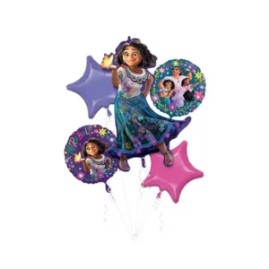Cartoon Balloons Balloons Lane Lane Balloon delivery NJ delivery using Color Purple Blue White Green Pink Brown Column for the one-year-old birthday Party