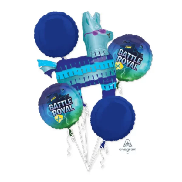 Battle Royal With Characters Balloons Lane Lane Balloon delivery Brooklyn delivery using Color Green Skyblue Yellow White Orange Brown Red Purple Arch for the birthday Party