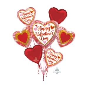 Happy Valentines Balloons Lane Lane Balloon delivery Brooklyn delivery using Color Green Skyblue Yellow White Orange Brown Red Purple Centerpiece for the Event Party