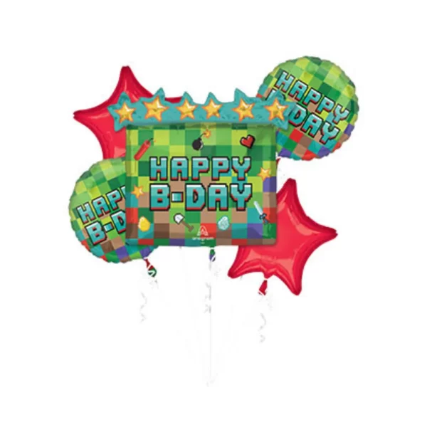Happy Birthday Balloons Lane Lane Balloon delivery Manhattan delivery in using Color Brown Red Blue Green Yellow Column for the one-year-old birthday