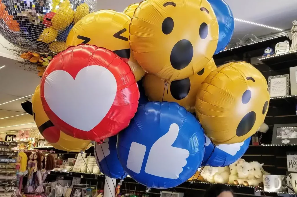 Social Media Icon Balloons Collection for Banner Design