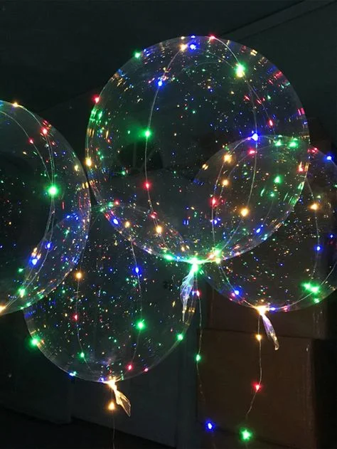 LED bubble balloon stands to celebrate birthday, engagement, movie night, or birthday in NJ