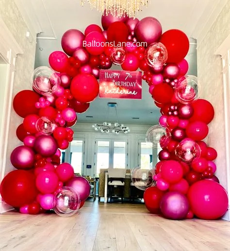 ASH Pink, Red, and Bubble Balloons in Multiple Sizes for Celebrating Love/Valentine's Day in NJ