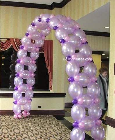 Chrome Mauve and Purple Balloon Ensemble for Opening Day, Birthday, and Graduation Party in New York City